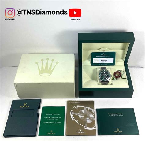 rolex submariner card